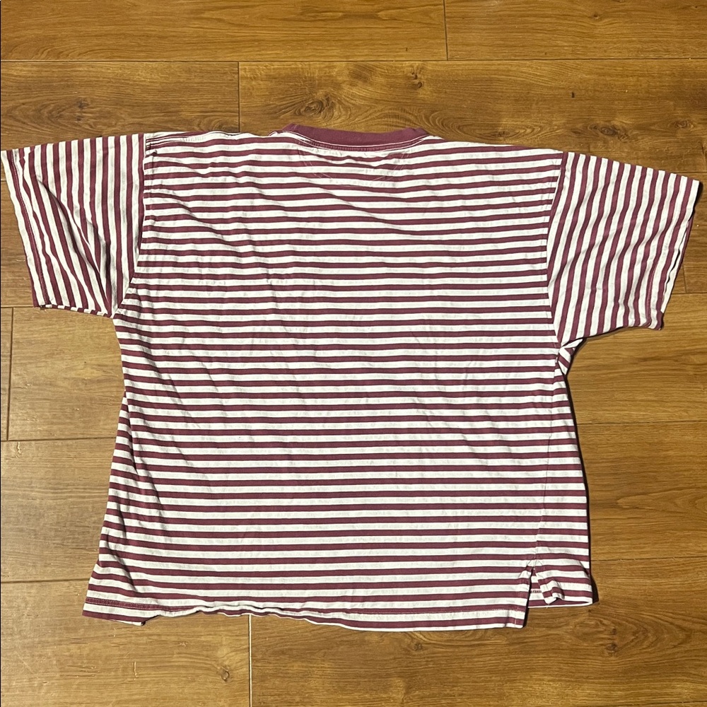 Vintage 1993 BUM EQUIPMENT Striped T-Shirt - Picture 5 of 5